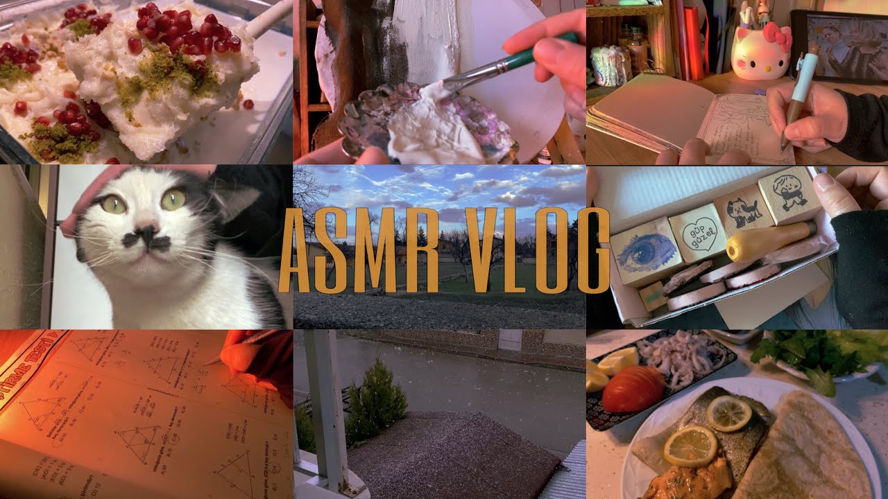 Sakin Bir Ramazan Vlogu 🌙 Türkçe Asmr (sohbet,çamaşır katlama,kpss,yemek yapma)