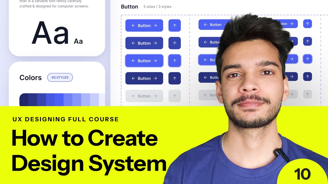 How to Create Design System in Figma From Scratch: Colors, Buttons more ...