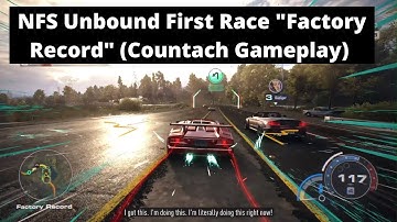 Need For Speed Unbound: First Race "Factory Record" in the Lamborghini Countach (PS5 Gameplay)