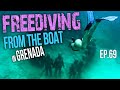 Freediving from the boat in grenada  sailing balachandra e069