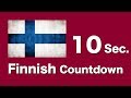 Vocal Countdown ∥ 10 Seconds in Finnish