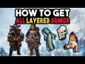 How to get all layered armor sets  monster hunter world layered armor complete guide