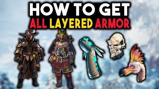 How To Get All Layered Armor Sets - Monster Hunter World ...