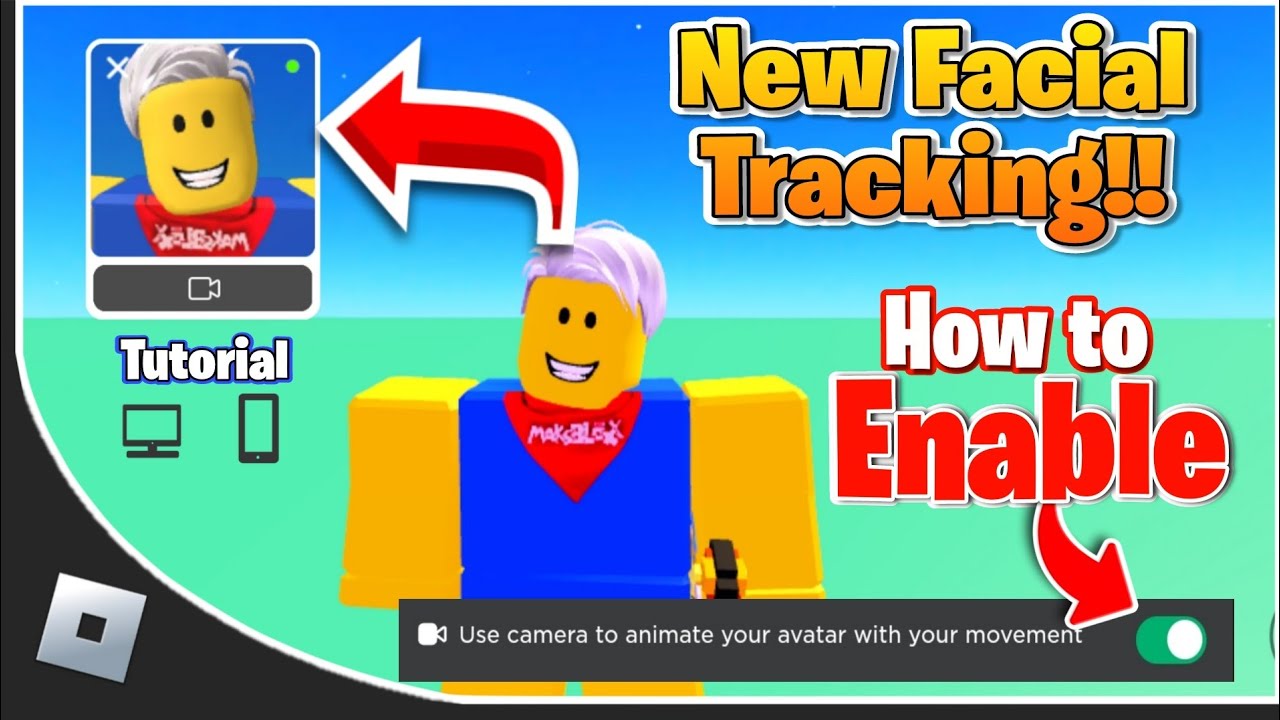 how to use face tracking on Roblox pc without webcam #roblox