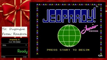 Jeopardy Jr. NES speedrun (15:56)