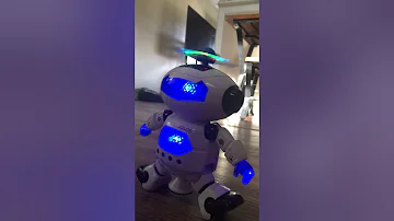 My dancing robot is on low batteries.