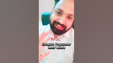 RPSC Computer Programmer Result Update | RPSC | Computer Programmer #exam #result #govtjobs #rpsc
