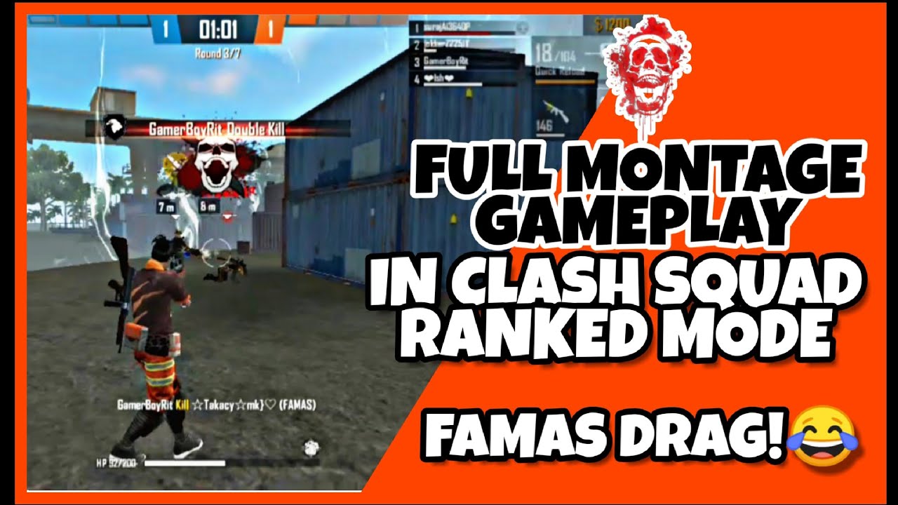 BEST CLASH SQUAD RANK MATCH GAMEPLAY - GARENA FREE FIRE [ASUS ZENFONE ...