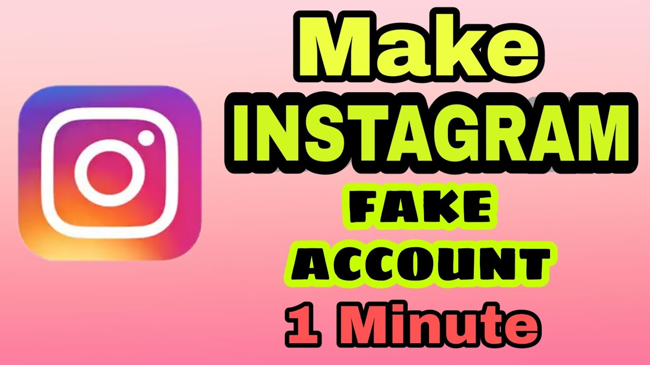 Account fotos für fake How to