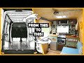 HOW TO EASILY CONVERT A VAN INTO AN OFF-GRID TINY HOME | START TO FINISH!