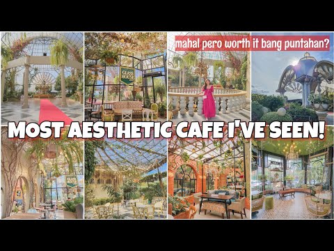 AESTHETIC GLASS HOUSE CAFE AND PALAZZO VERDE TOUR | instagrammable place in the South