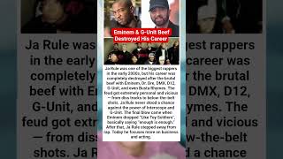 Why Ja Rule Finally Quit Rap: The Eminem &amp; G-Unit Beef Destroyed His Career #shorts #hiphop #rap
