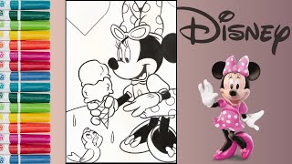 Coloring Minnie Mouse💖 | Fun and Easy DIY Tutorial