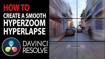 Hyperzoom Hyperlapse Effect (Benn TK Ryan Nangle) | DaVinci Resolve 15 & 16 Tutorial