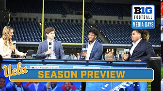 UCLA's Ethan Garbers, J.Michael Sturdivant & Jay Toia Preview the Season | 2024 Football Media Days thumbnail