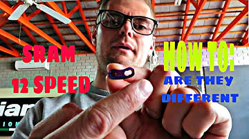 How to Install SRAM 12 Speed Powerlink - they are different !