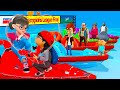SCARY TEACHER 3D FAT- TANI HATE ICE SCREAM - CANOE RACE AT THE BEACH!!! FUNNY ANIMATION AND THE END