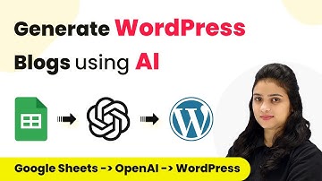 How to Generate WordPress Blogs using AI | OpenAI to WordPress