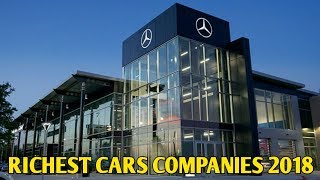 Top 10 Richest Cars Companies In The World 2018