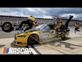 Keselowski's wild moment on pit road