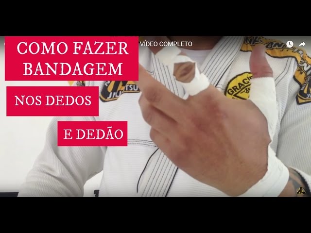 Como fazer o esparadrapo nos punhos 