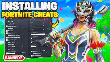 Installing Fortnite CHEATS For The First Time ... 🏆(INSANE RESULTS)