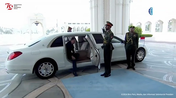 President Joko Widodo Visits Qasr Al Watan Presidential Palace