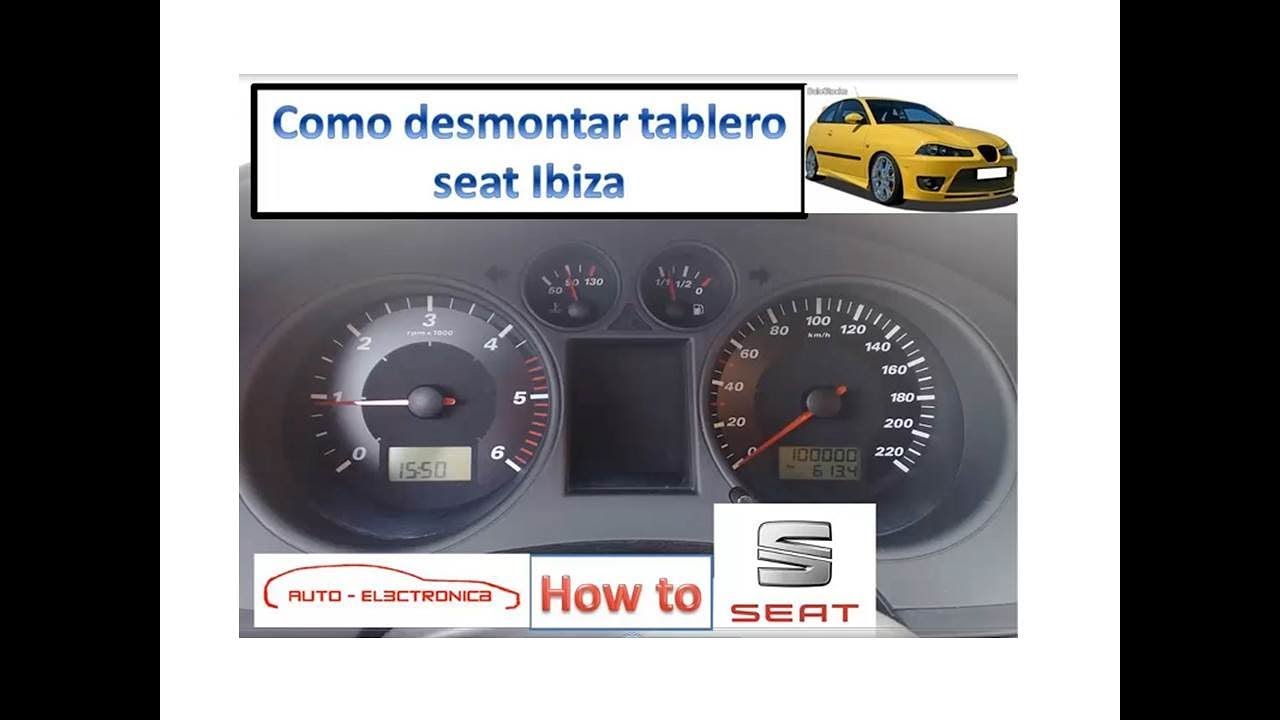 como desarmar o desmontar tablero de seat YouTube como desarmar o desmontar tablero de seat YouTube