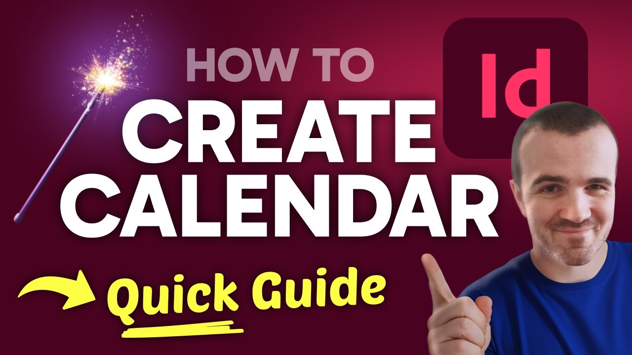 How to CREATE a Calendar in Adobe InDesign (Step by Step) - YouTube