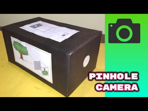 How to make a pinhole camera at home very easy way|how make pinhole camera for school