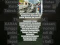 Kecelakaan Tunggal di Batas Karanganyar, Truk Trailer Tabrak Jembatan Kali Cemoro