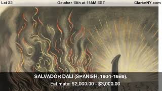 SALVADOR DALI (SPANISH, 1904-1989).