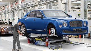 Tour of England’s Best Factory Producing Super Expensive Bentley by Hand - Production Line