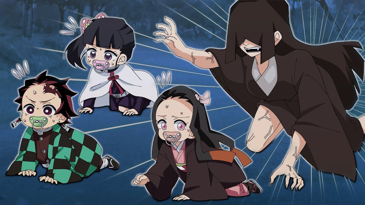 【鬼滅の刃】もしも炭治郎たちが赤ちゃんになってハイハイ鬼ごっこをしたらどうなるのか？【刀鍛冶の里/きめつのやいば/声真似/禰豆子/カナヲ】