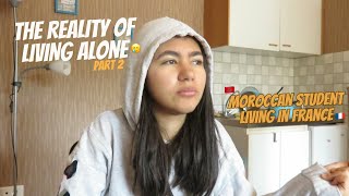 moving vlog (pt.2) : a moroccan student living alone in France edition