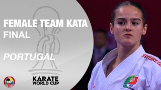 PORTUGAL FEMALE TEAM KATA | FINAL | KARATE WORLD CUP 2024 | WORLD KARATE FEDERATION