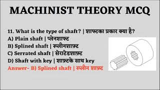 ITI Machinist Trade Theory 1st Year 2023 Question Paper Last year, NIMI Question Bank, CBT Exam