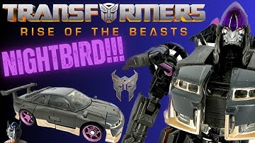 Transformers Studio Series - #104 ROTB Nightbird Full Review and Transformation