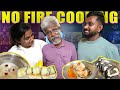 Son vs daughter  no fire cooking challenge  semma fun 