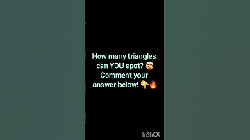 Only Geniuses Get This Right!🤯 🔺 Count the Triangles! #winningmove #shorts #trending