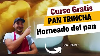 PAN TRINCHA CASERA CURSO PARTE 3 HORNEADO DEL PAN PASO A PASO.