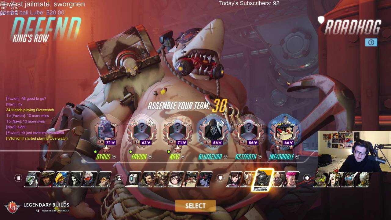 Overwatch TSM Dyrus Playing Competitive Games