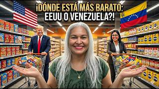 🚨 ¿EEUU O VENEZUELA 🤔 ¡DÓNDE ESTÁ MÁS BARATO EL MERCADO! La Verdad SIN FILTROS