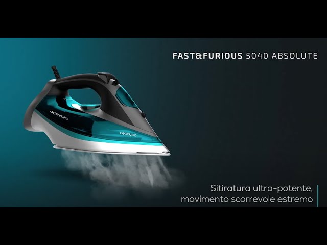 Fast&Furious 5040 Absolute Plancha de vapor para ropa Cecotec