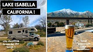We Quit City Dwelling | Camping in Lake Isabella , CA  | RV Living Vlog | Back on the Road