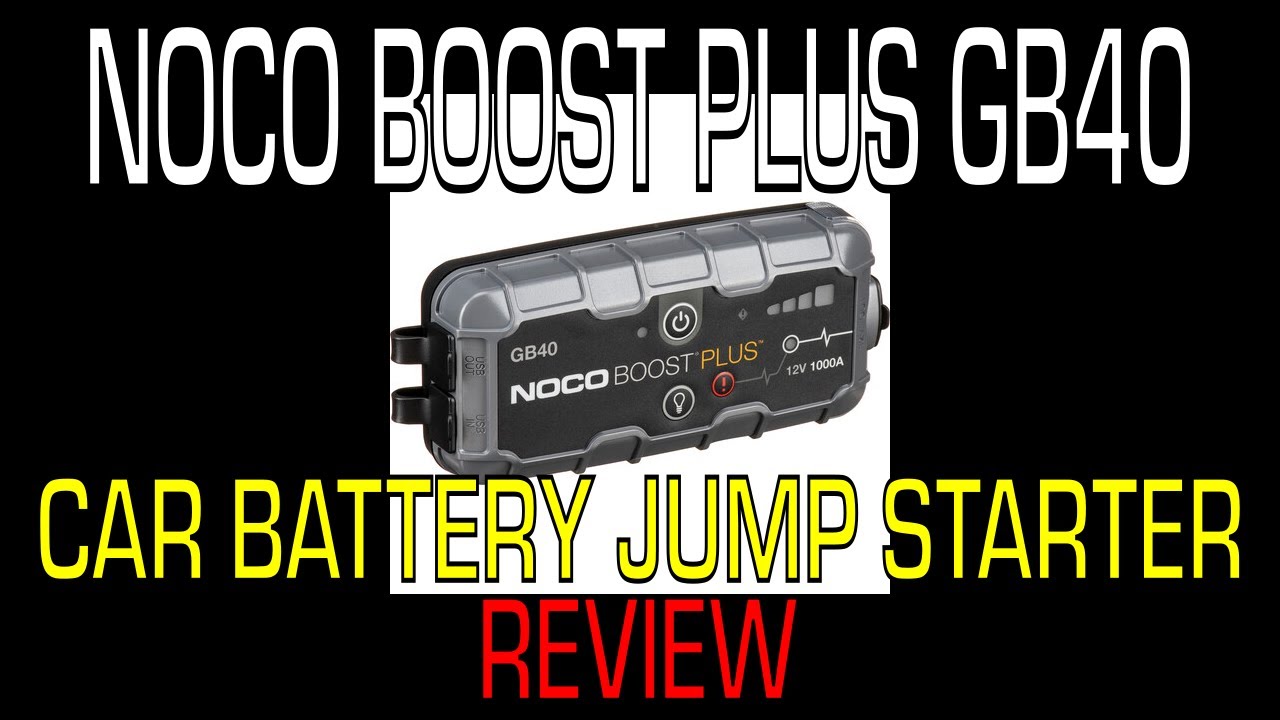 NOCO Boost Plus GB40 1000A UltraSafe Car Battery Jump Starter Review