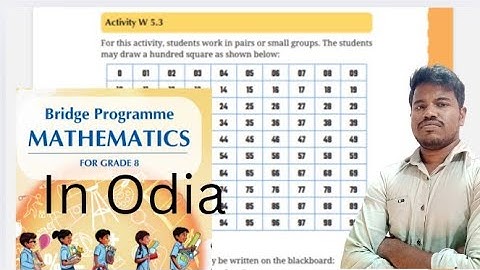 NCERT CLASS 8 MATH BRIDGE PROGRAMME SOLUTION ACTIVITY - W 5.3 || WEEK 5 || ACTIVITY 3 ||