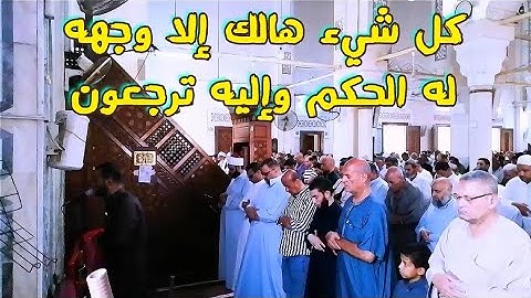🔰لا إله إلا هو كل شيء هالك إلا وجهه🔰 تلاوة خاشعة من سورة القصص لفضيلة الشيخ عيد زكي.