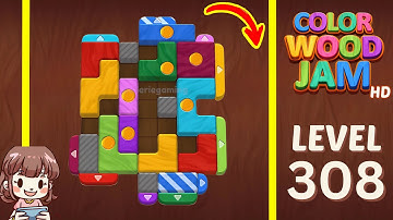 Color Wood Jam Level 308 Solution Walkthrough