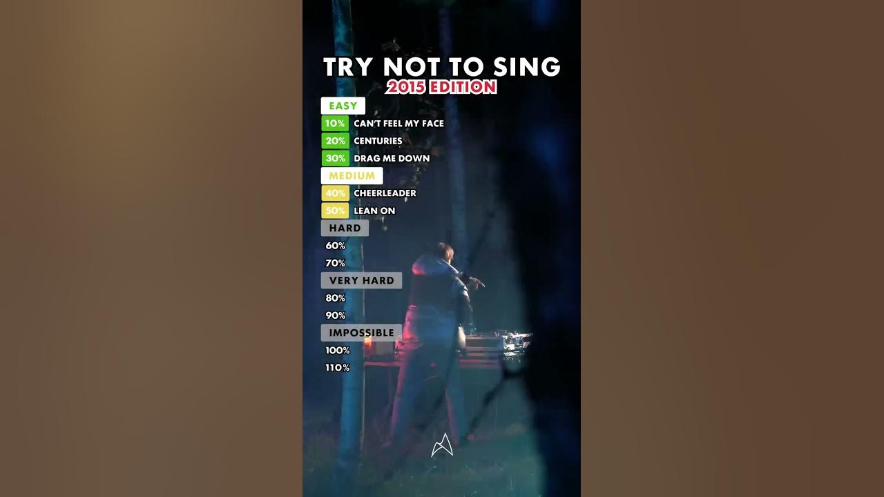Can you make it to the end try not to sing challenge youtube music